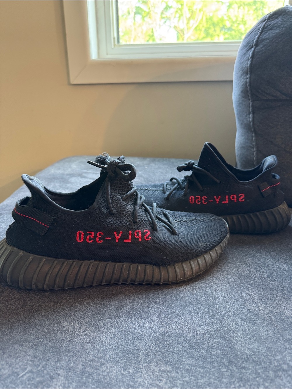 adidas Yeezy Boost 350 V2 Black with Red Stripe
